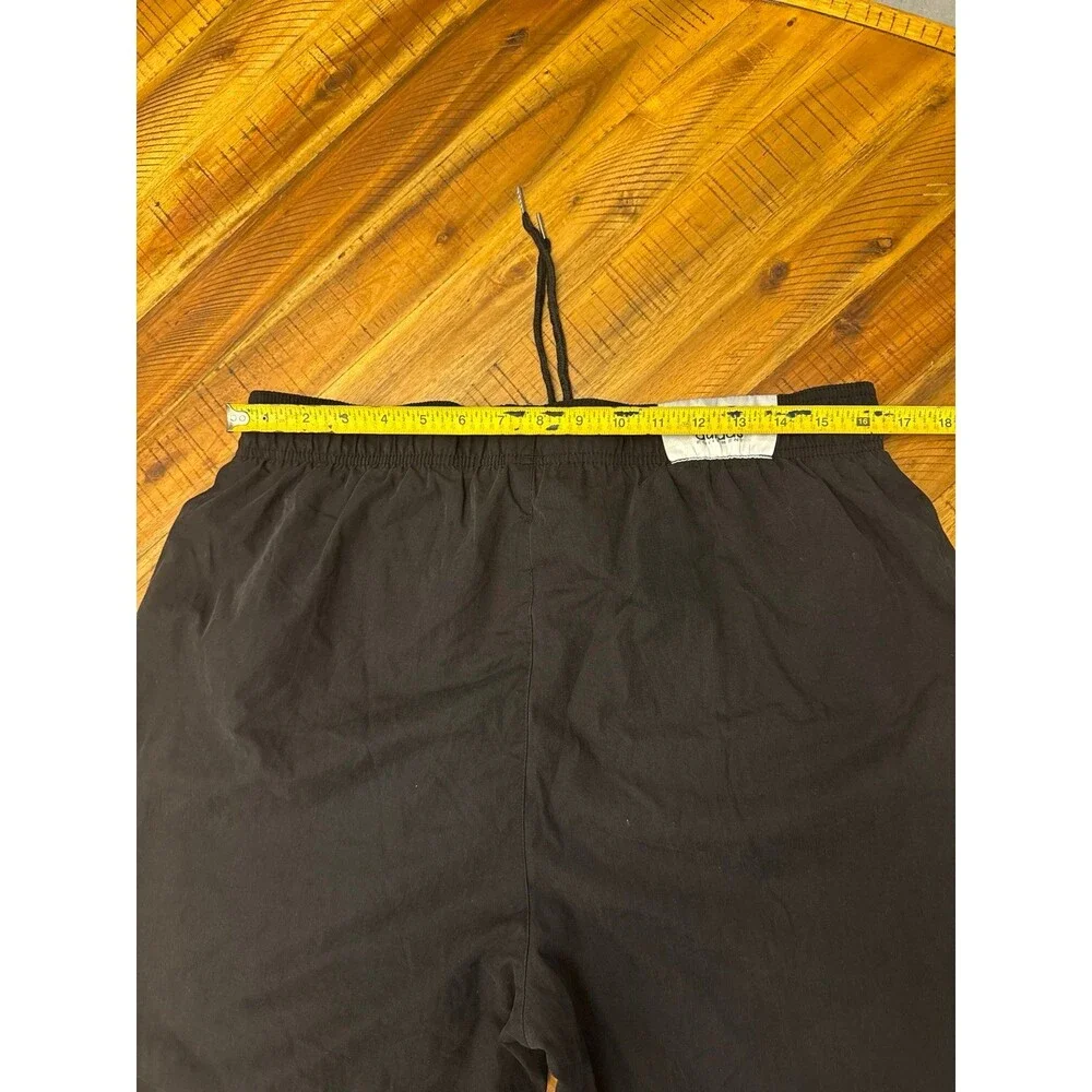 Vintage 90s Adidas Equipment EQT Soccer Track Pants Black Baggy Y2K